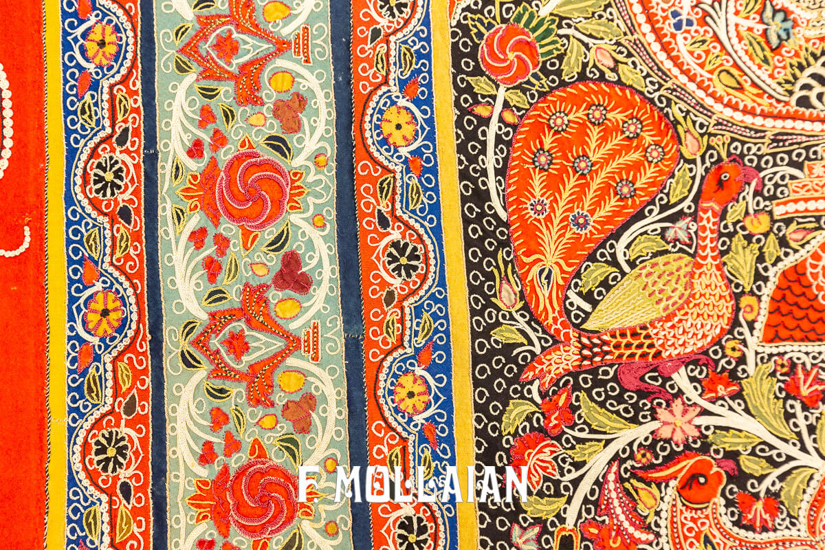 Antique Textile Rashti Duzi n°:894926