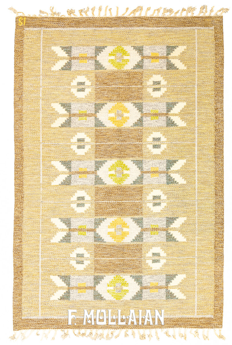 Scandinavian Rug Rug Brown n°:915156