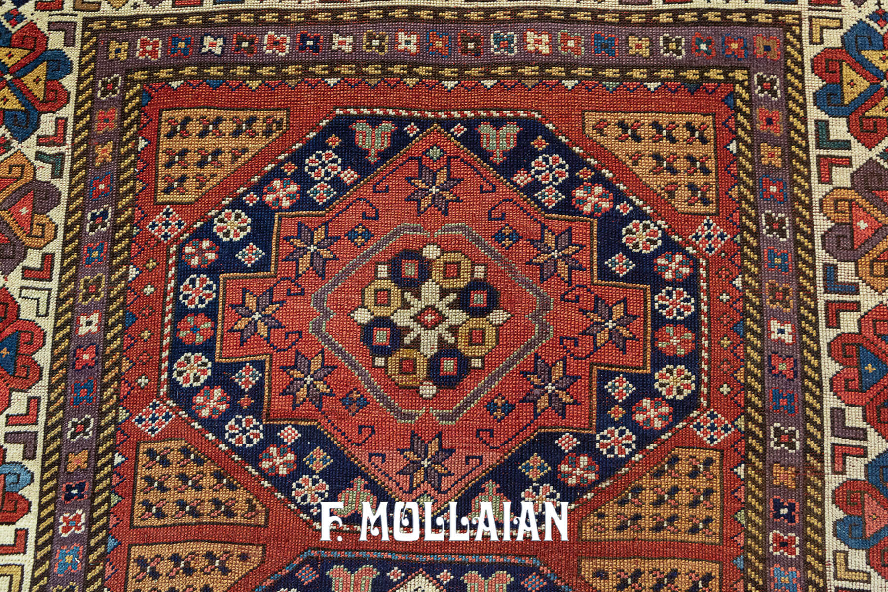 Tappeto Kalleh Antico Persiano Shahsavan n°:10843775