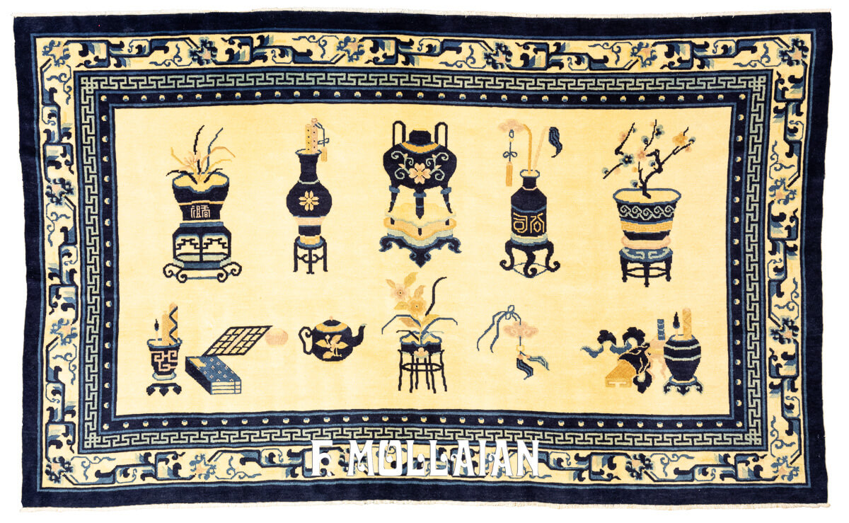 Antique Chinese Peking Rug