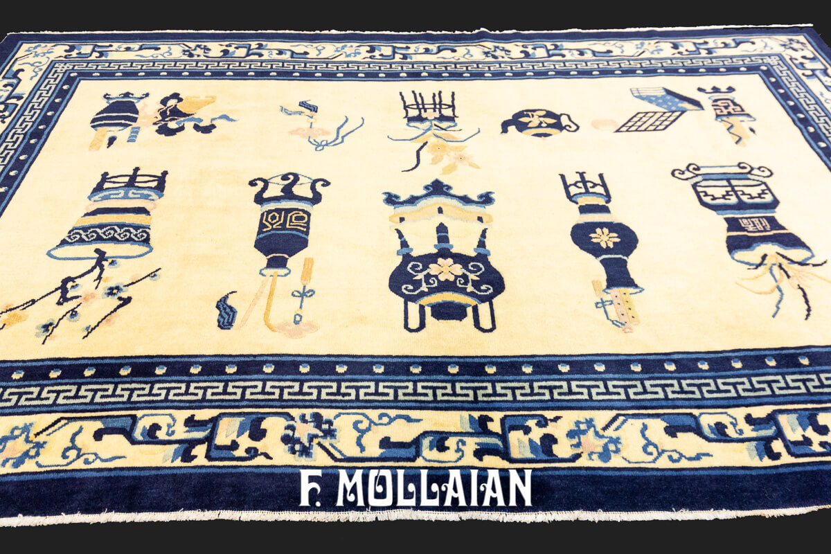 Antique Chinese Peking Rug
