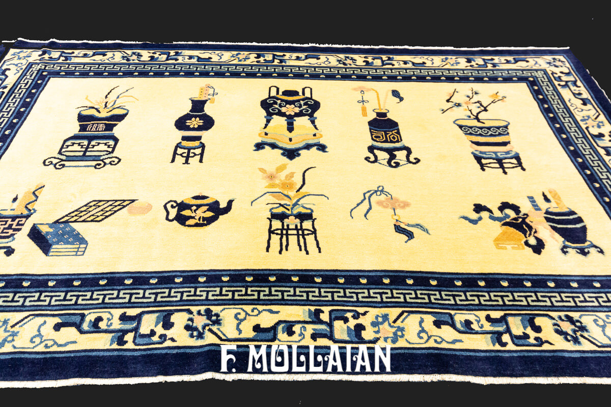 Antique Chinese Peking Rug