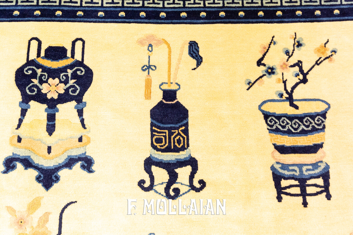 Antique Chinese Peking Rug