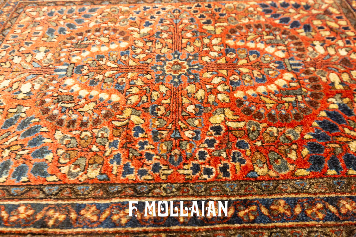Sarouk Rug Floral Design n°:222207