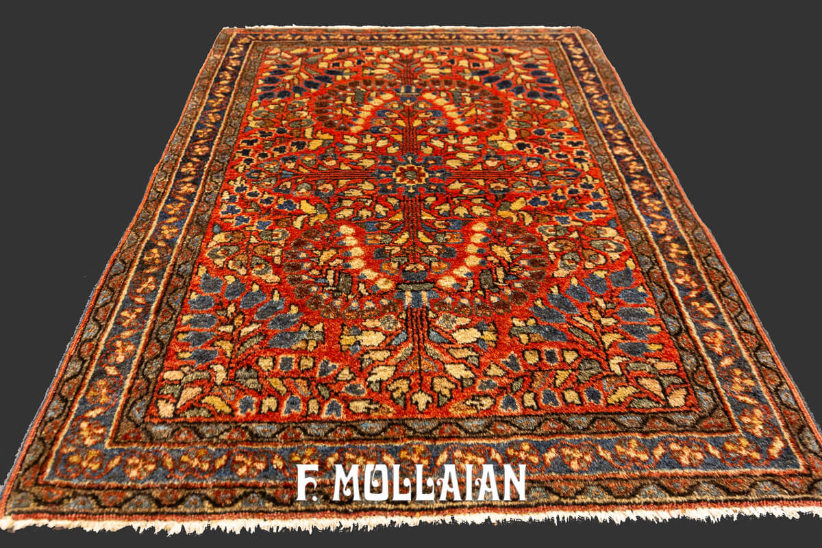 Sarouk Rug Floral Design n°:222207