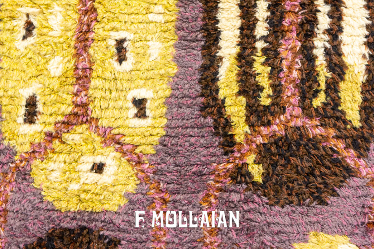 Rya Rug Abstract Design n°:240097