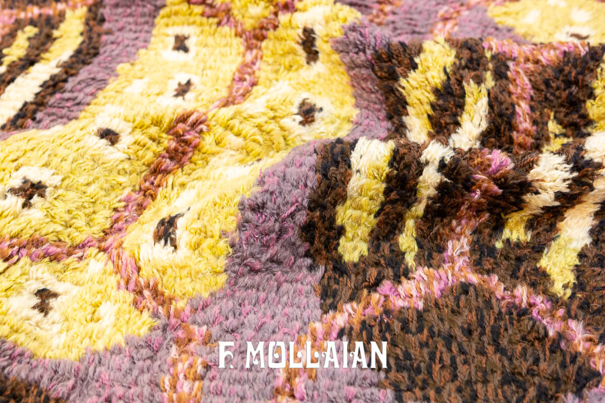 Rya Rug Abstract Design n°:240097