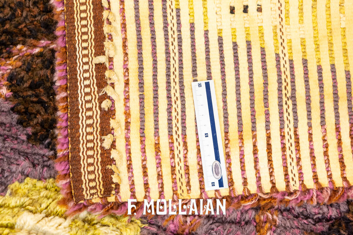 Rya Rug Abstract Design n°:240097