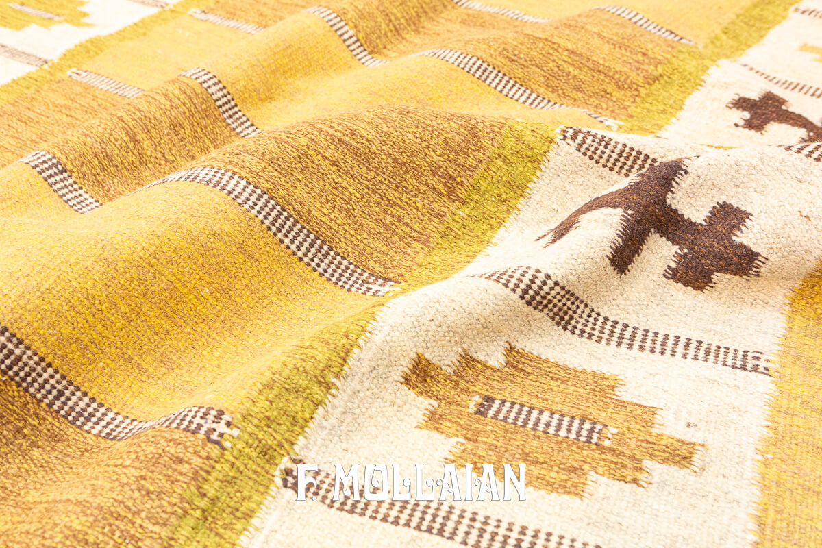 Scandinavian Rug Flat-weave n°:347766