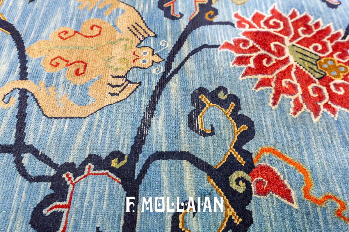 Tibetan Rug Blue Field n°:371714