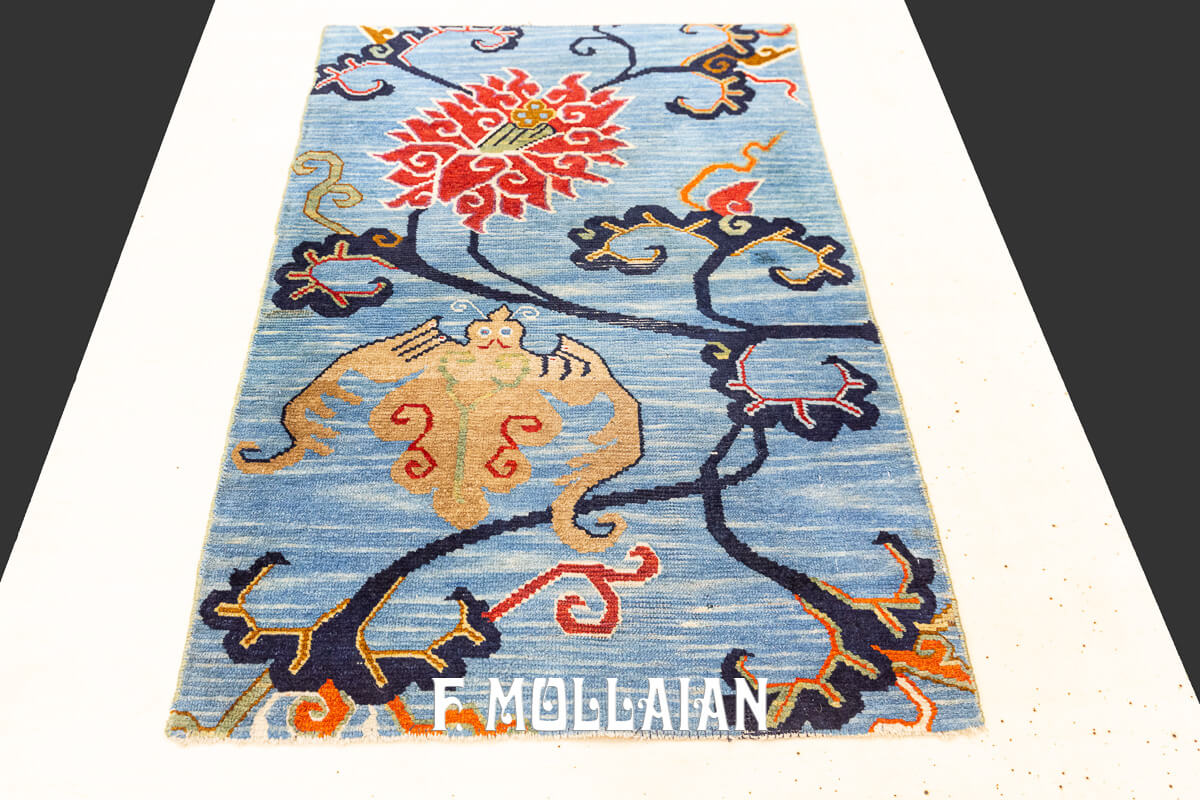 Tibetan Rug Blue Field n°:371714