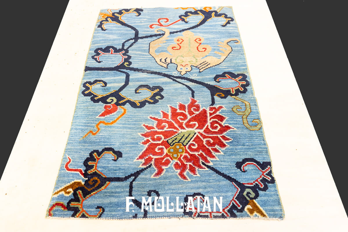 Tibetan Rug Blue Field n°:371714