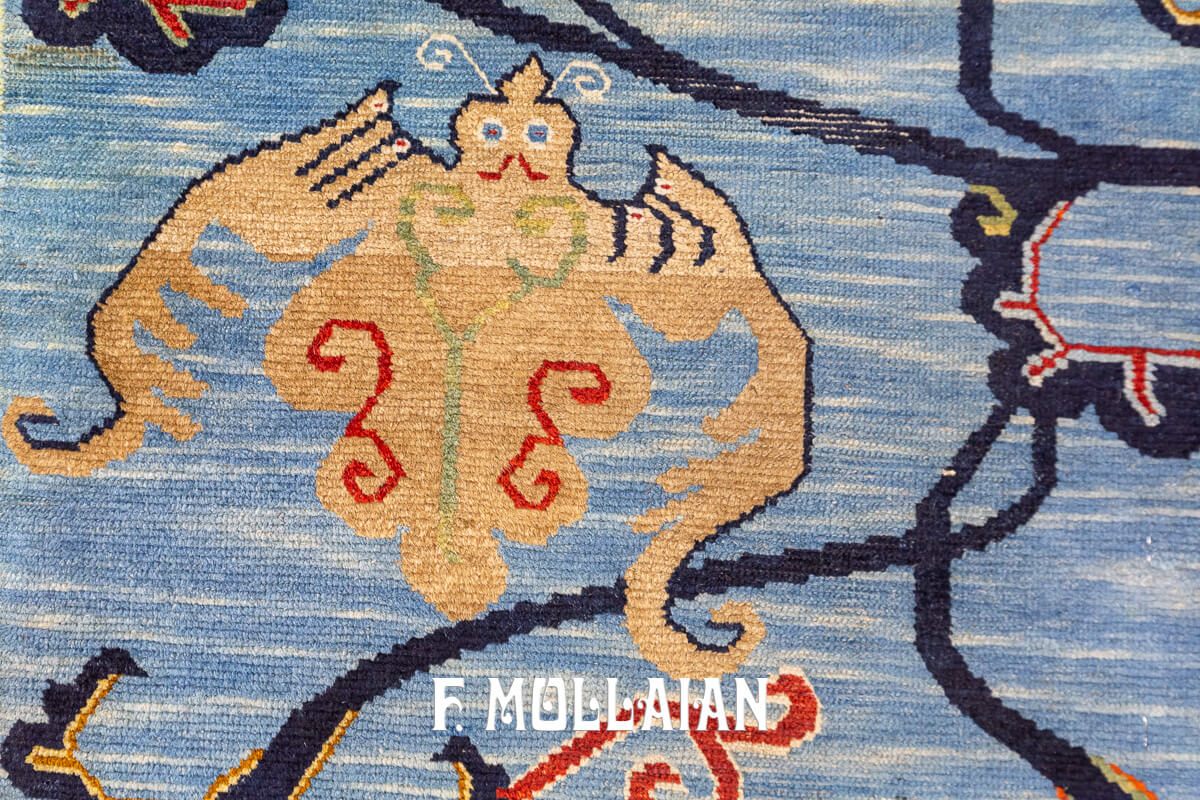 Tibetan Rug Blue Field n°:371714