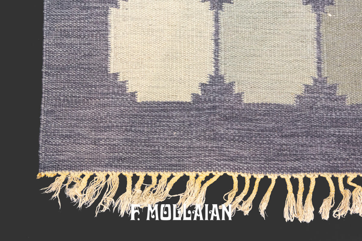Scandinavian Rug Rollakan Signed NN n°:410853
