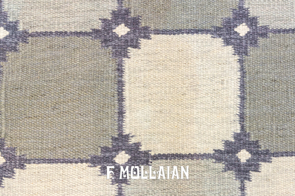 Scandinavian Rug Rollakan Signed NN n°:410853