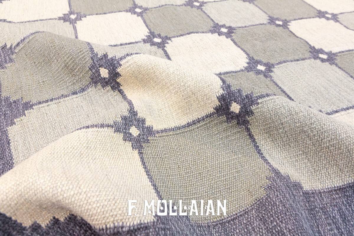 Scandinavian Rug Rollakan Signed NN n°:410853