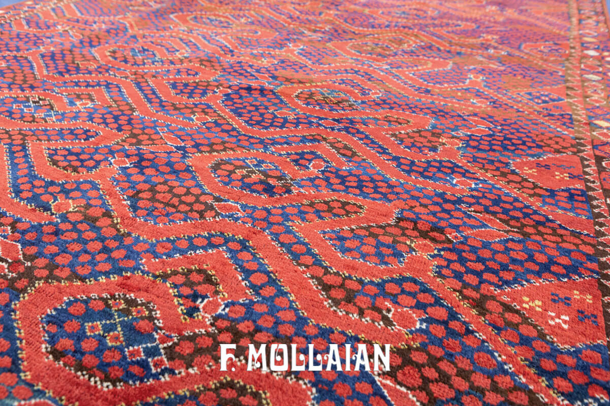 Tapis Noué Main Turkmèn Ersari n°:44545463
