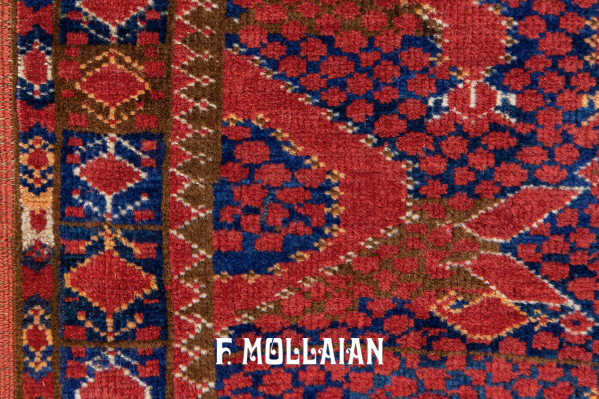 Tapis Noué Main Turkmèn Ersari n°:44545463