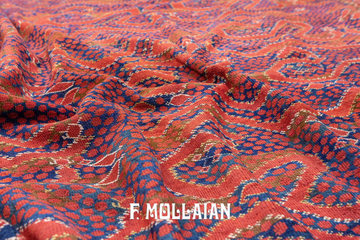 Tapis Noué Main Turkmèn Ersari n°:44545463