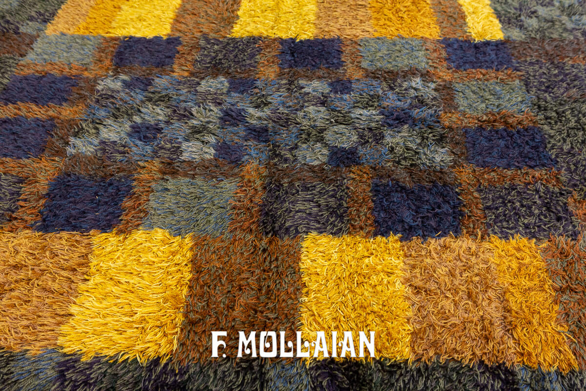 Rya Rug Abstract Design n°:479835