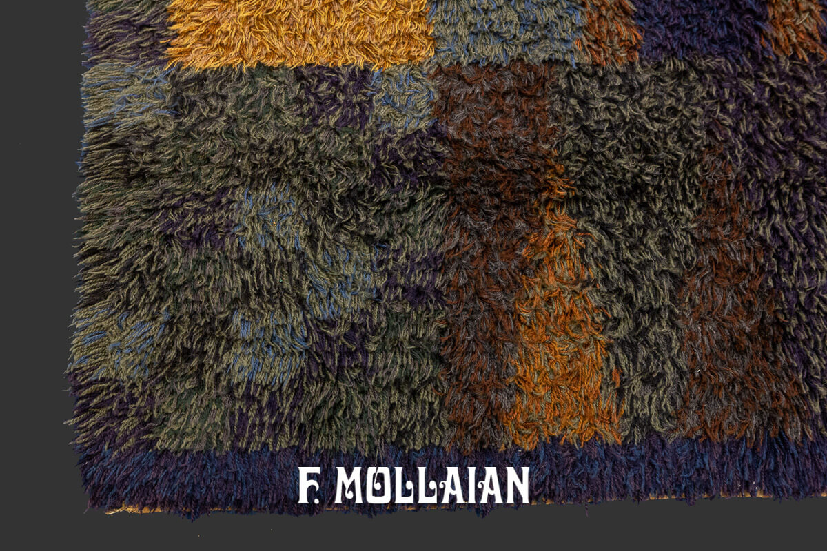Rya Rug Abstract Design n°:479835