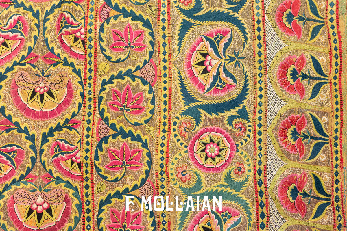 Indian Textile, Deccani Silk, 18th Century n°:500790