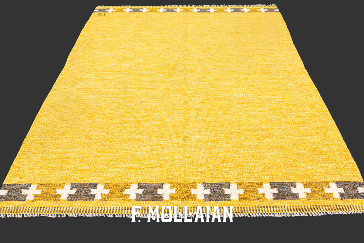 Scandinavian Rug Rollakan By Ingegerd Silow n°:512710