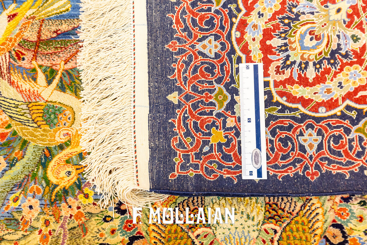 Isfahan Rug Silk Warps n°:566113