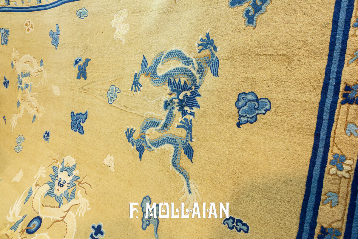 Ningxia Rug Five Dragon Design n°:567323