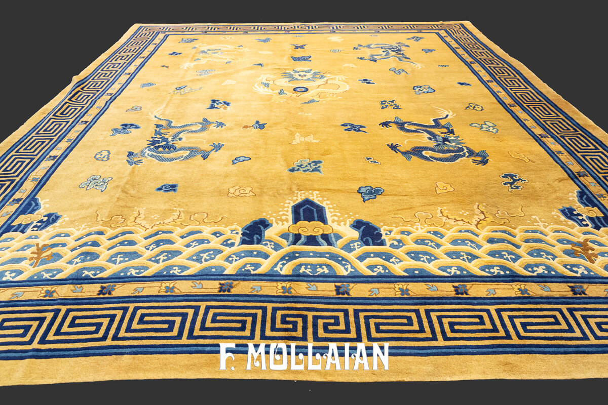 Ningxia Rug Five Dragon Design n°:567323