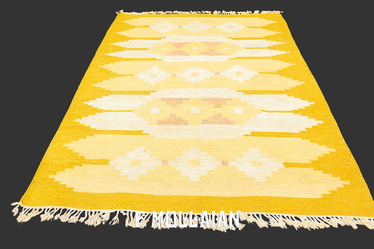 Scandinavian Rug Golden Color n°:665877