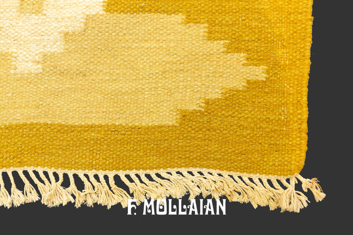 Scandinavian Rug Golden Color n°:665877