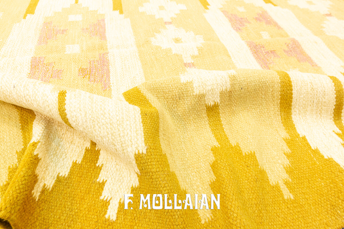 Scandinavian Rug Golden Color n°:665877
