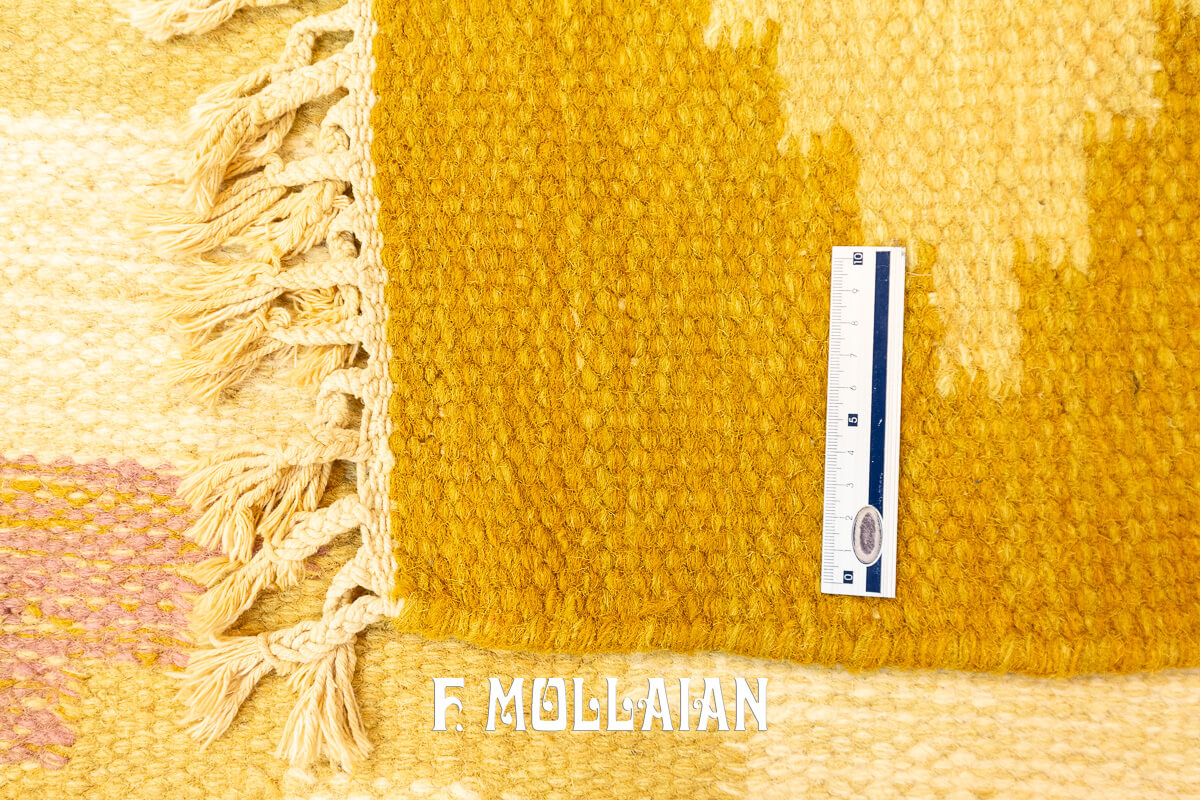Scandinavian Rug Golden Color n°:665877