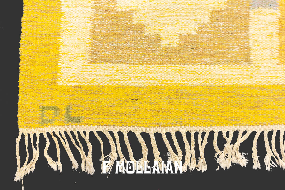 Scandinavian Rug Signed DL n°:749705