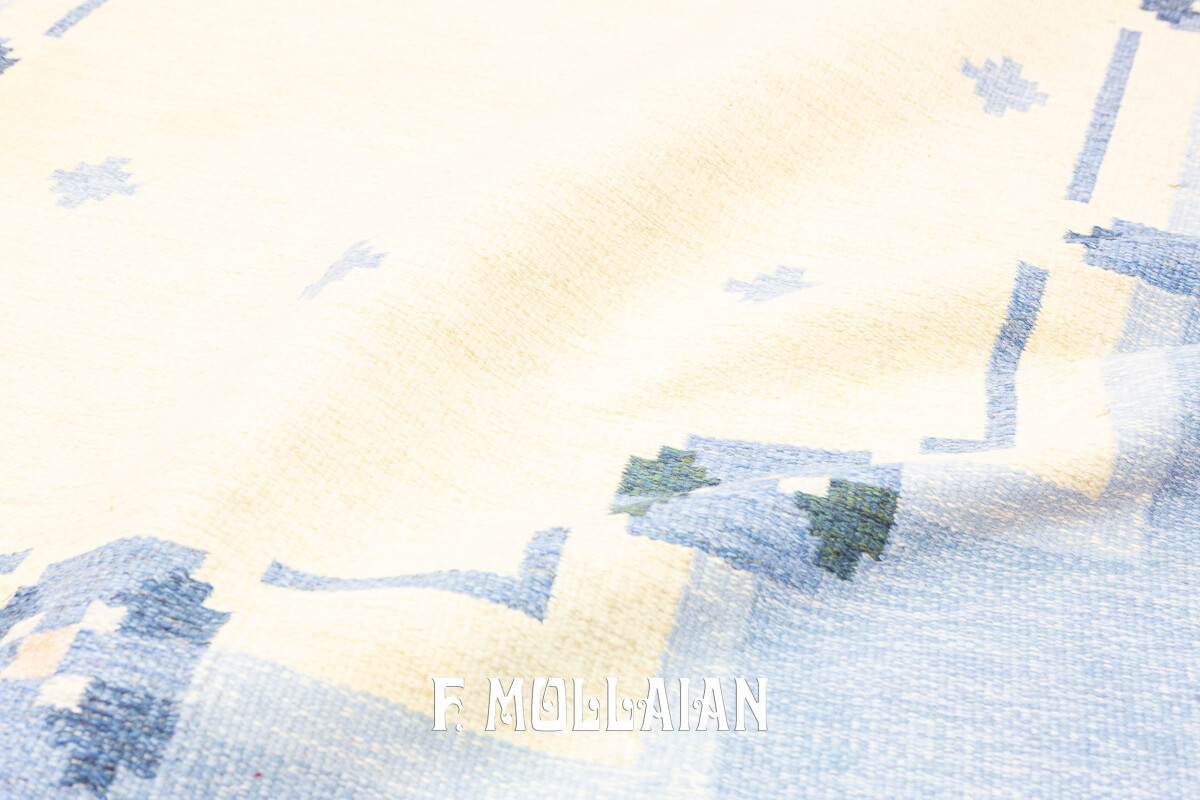 Scandinavian Rug Blue Color n°:771406