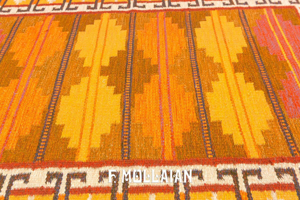 Scandinavian Rug Flat-weave OA n°:805595