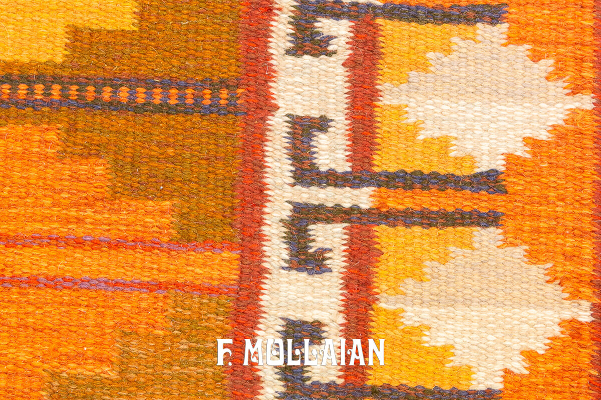 Scandinavian Rug Flat-weave OA n°:805595