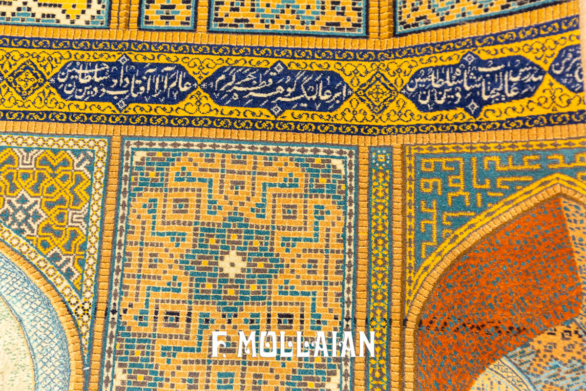 Isfahan Rug Signed Haghighi Extra Fine Warp Silk n°:822581