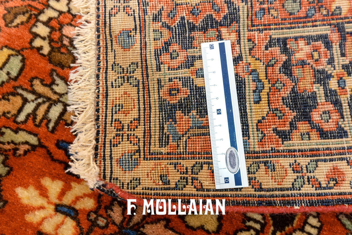 Tapis Persan Antique Sarouk Paire n°:827172