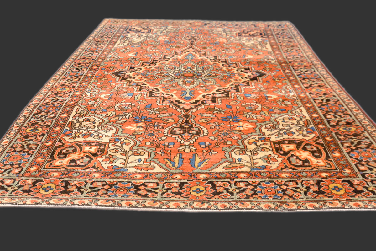 Tapis Persan Antique Sarouk Paire n°:827172