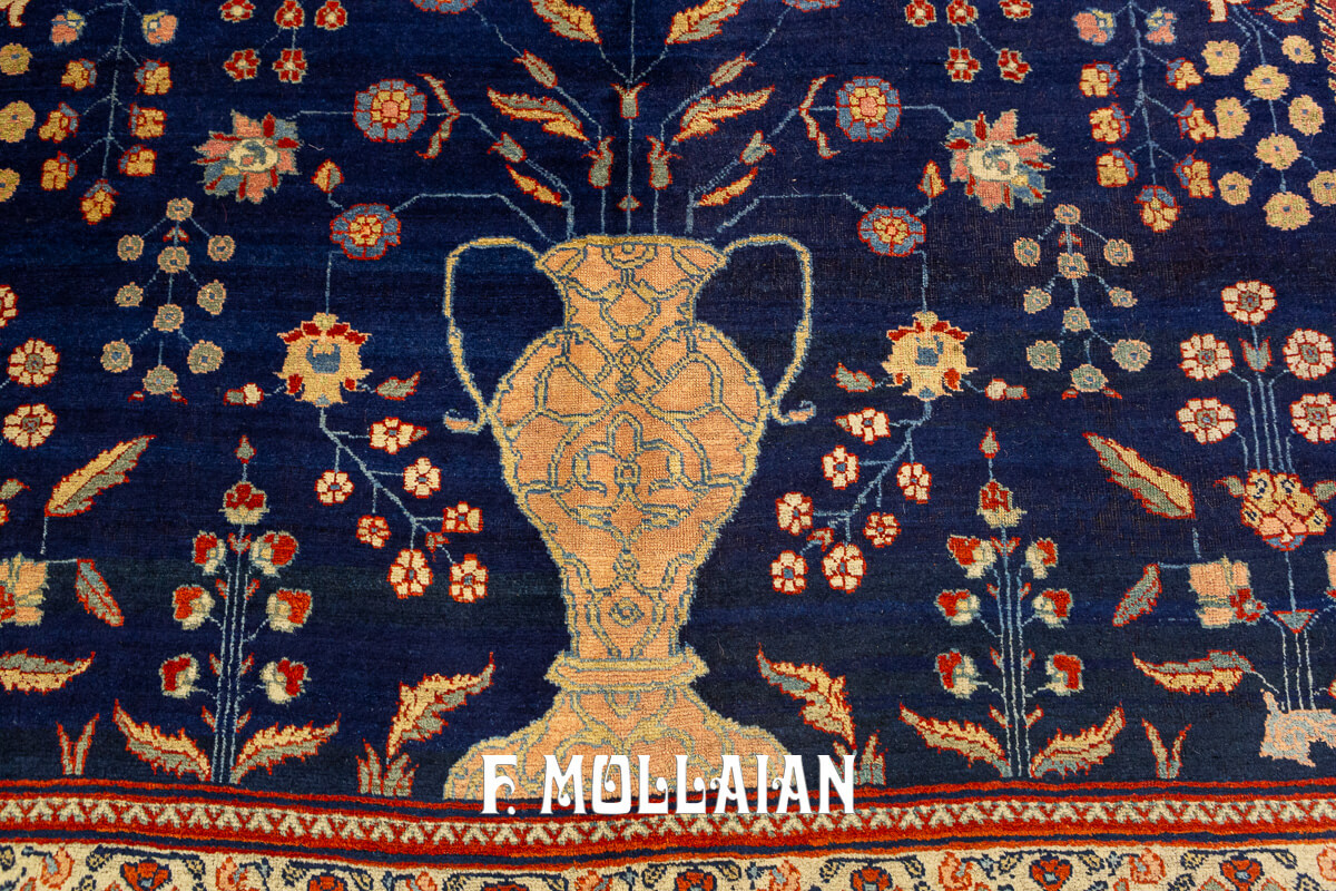 Antique Decorative Carpet Signed Tabriz Prayer Design n°:88160831