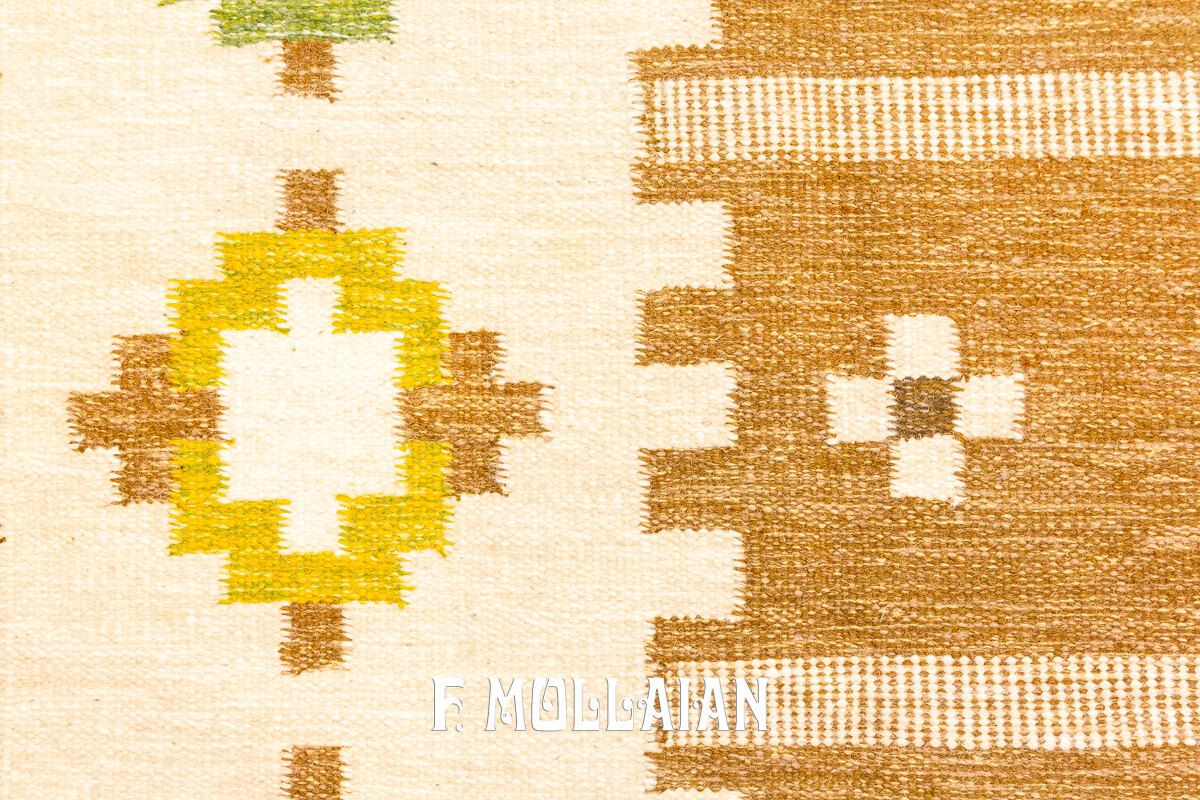 Scandinavian Rug Earthy Tones n°:912789
