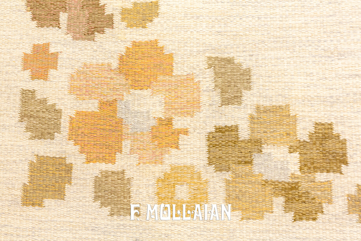 Scandinavian Rug Minimalist Design Signed OA n°:922345