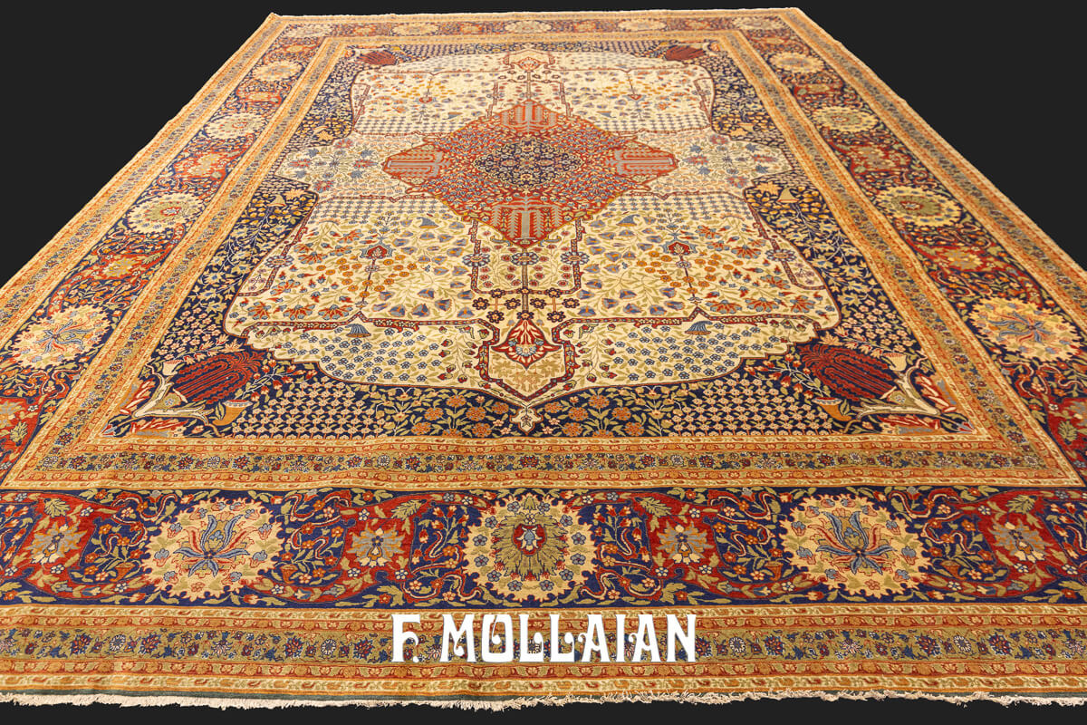 Tappeto Antico Classico Tabriz n°:934709