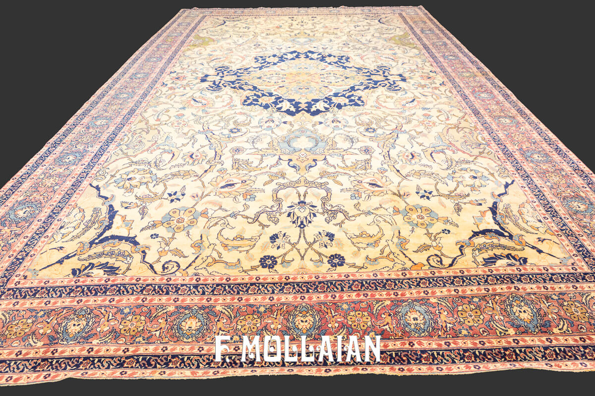 Tabriz Rug Beige Field n°:939640