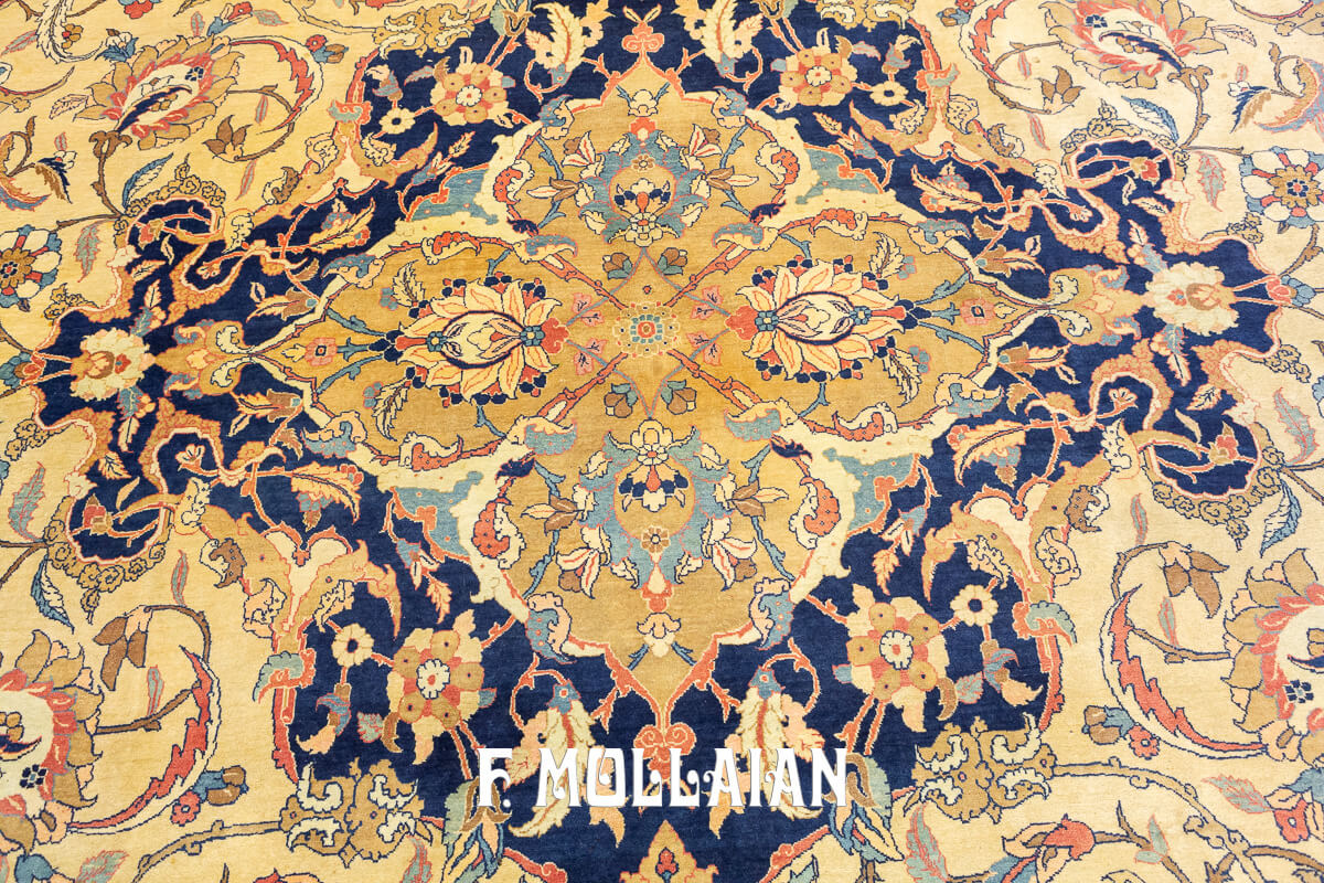 Tabriz Rug Beige Field n°:939640