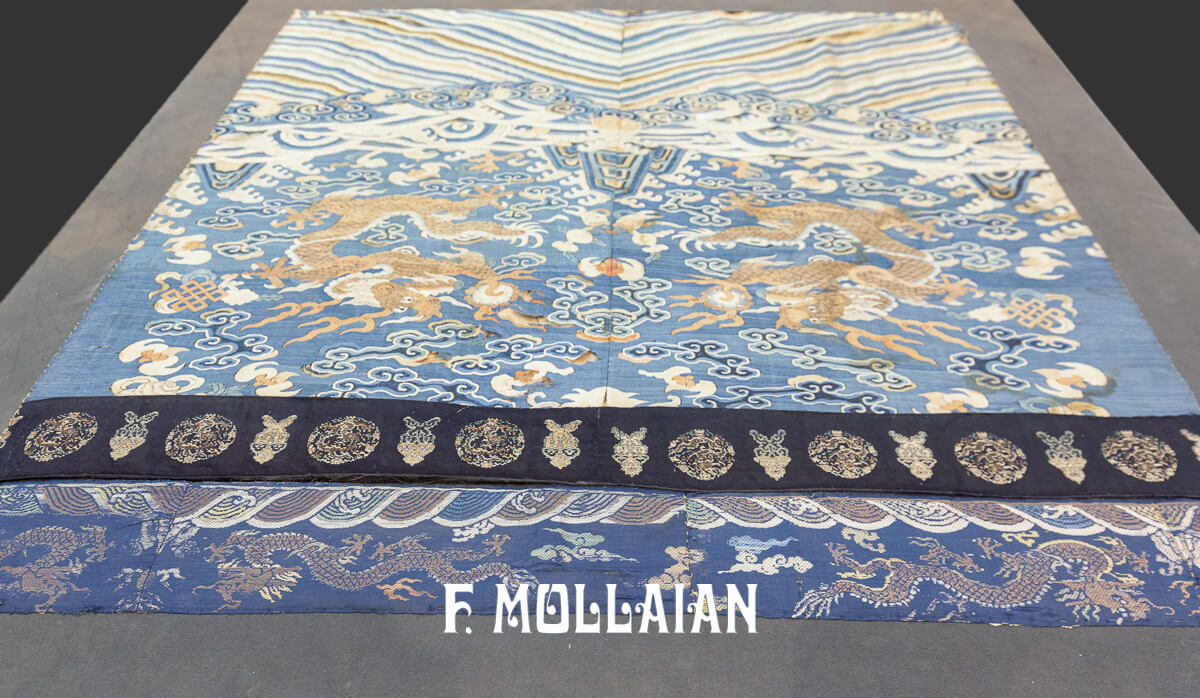 Antique Chinese Textile Imperial Kesi Embroidery n°:10945281