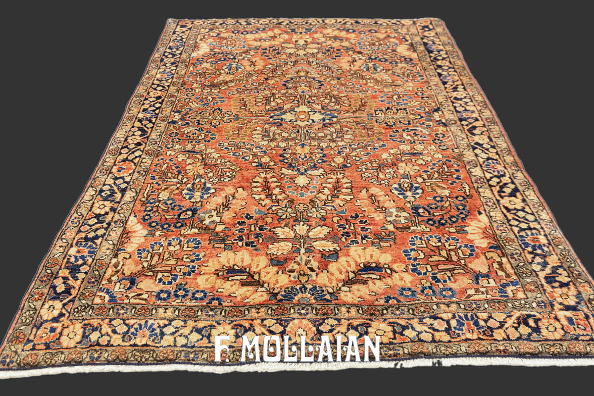 Sarouk Rug Salmon Color n°:24649121