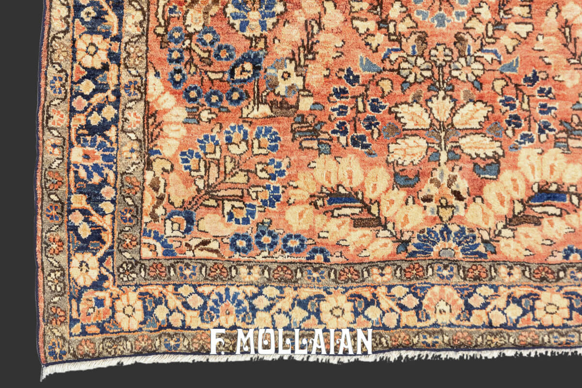 Sarouk Rug Salmon Color n°:24649121